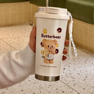 Ladies Insulated Coffee Mug with Funny Hello Kitty Design Kalsten