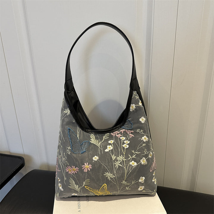Elegant Butterfly-Embellished Shoulder Bag
