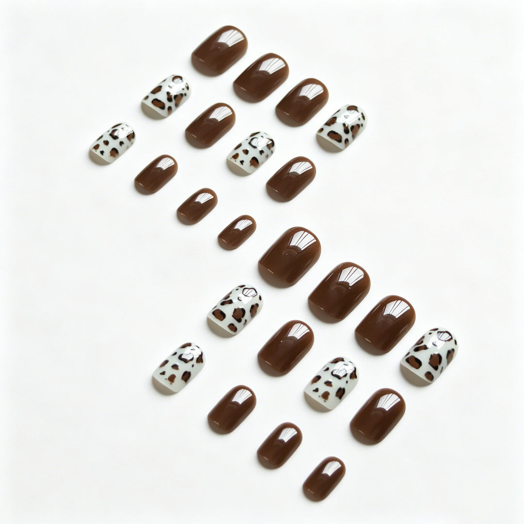 Leopard Print Nail Art Kit