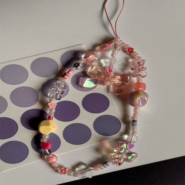 Unique Beaded Charm Phone Lanyard Kalsten