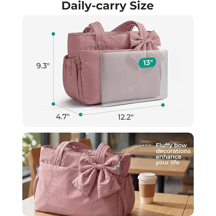 Elegant shopping bag with bow Kalsten
