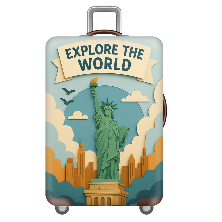 Unisex hard-shell suitcase with impressive Colosseum motif Kalsten
