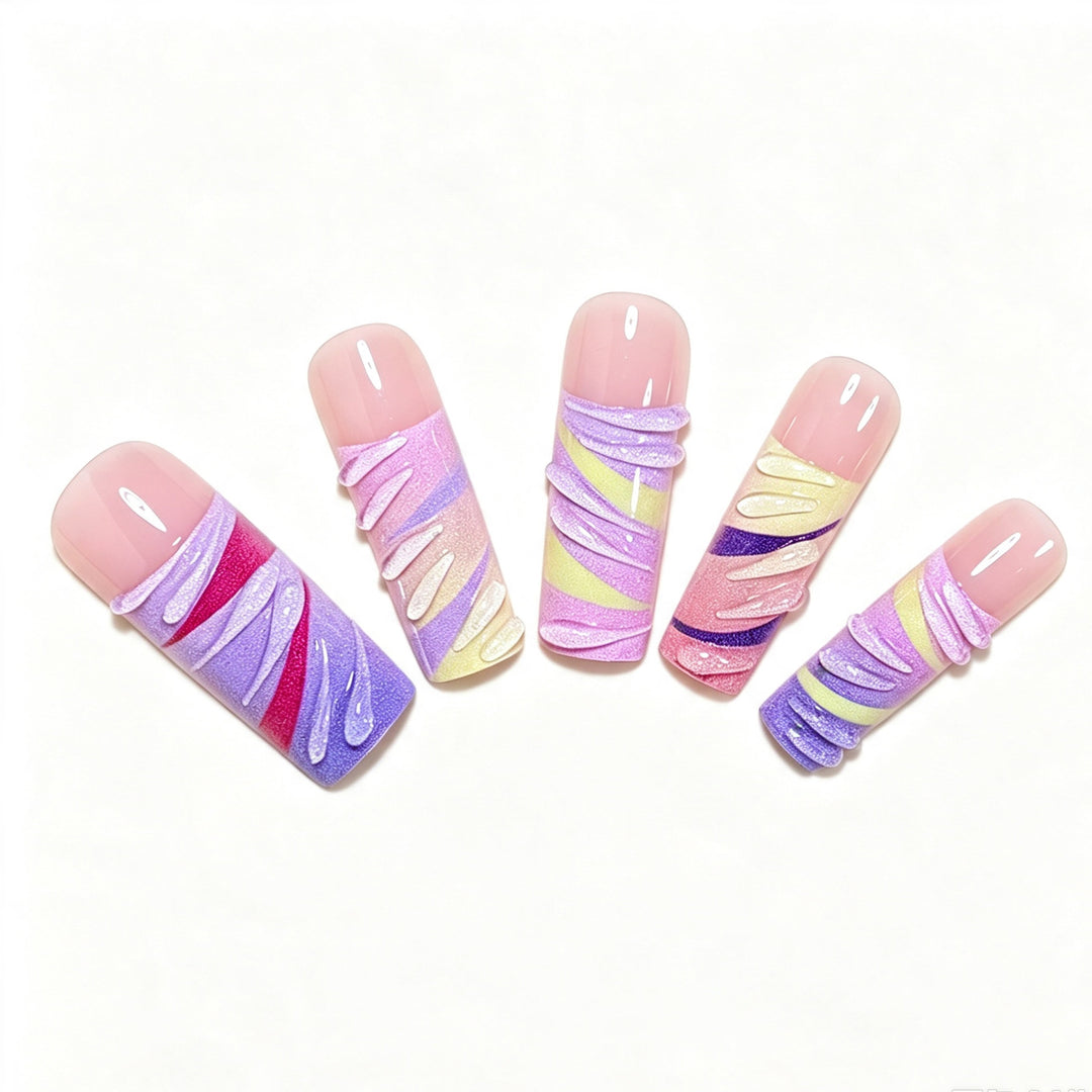 Artistic Long Nail Tips Kalsten