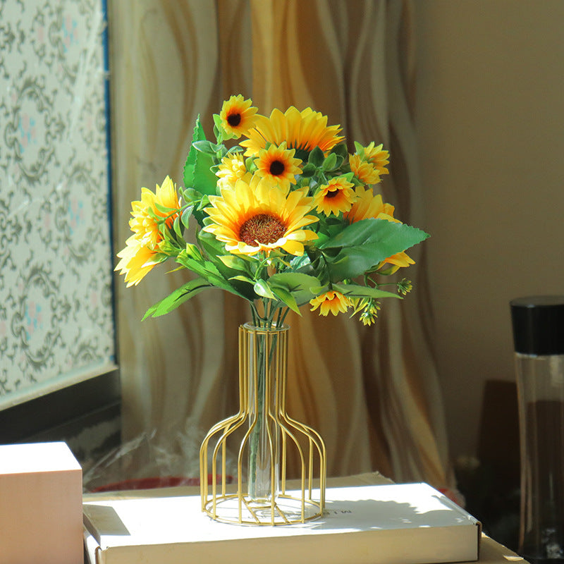 Lifelike Sunflower Bouquet