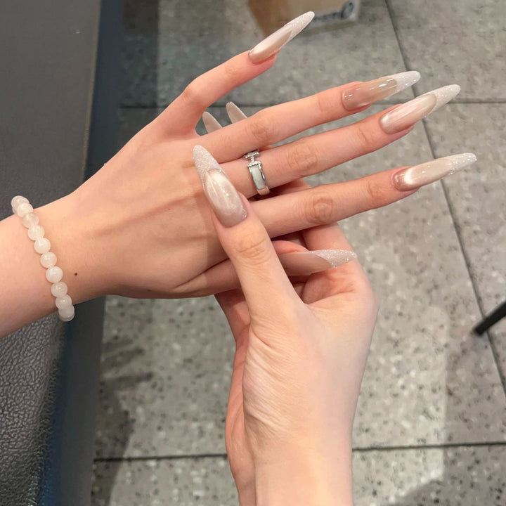 Glossy Press-On Nails Set Kalsten