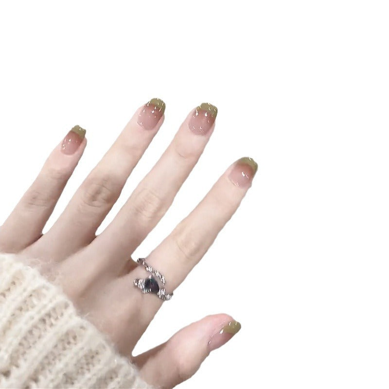 Elegant Gradient Nail Art