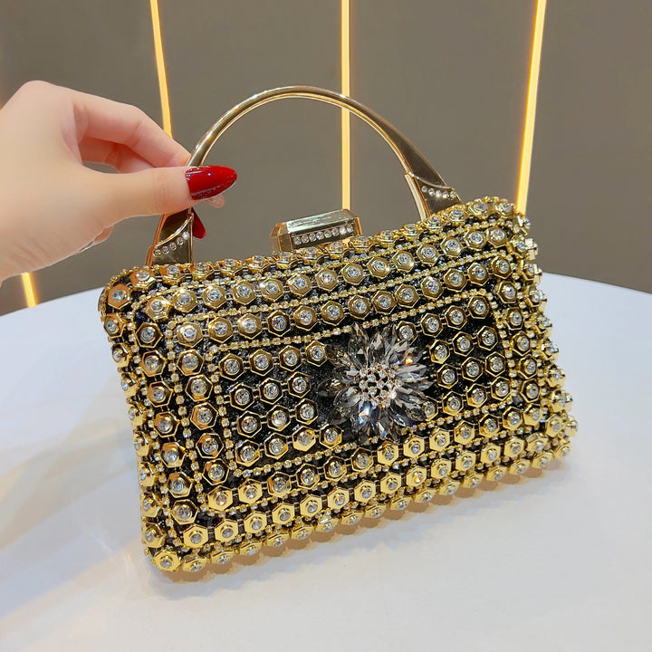 Gem-Accented Evening Handbag