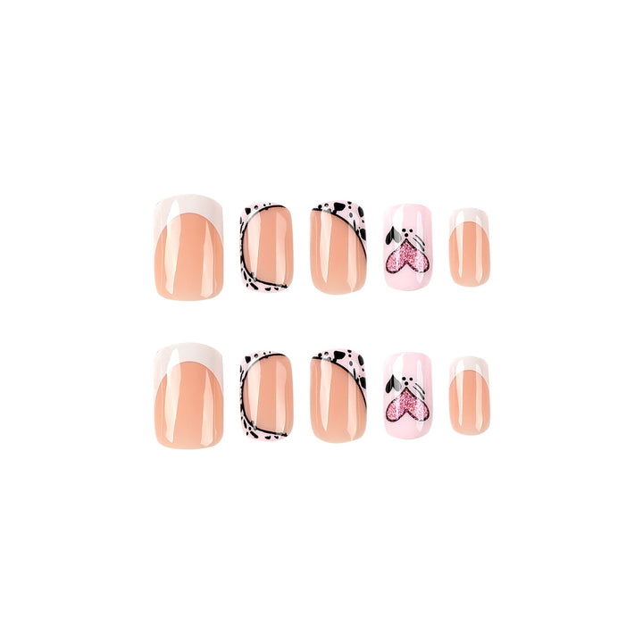 Artistic Nail Art with Heart and Animal Designs Kalsten