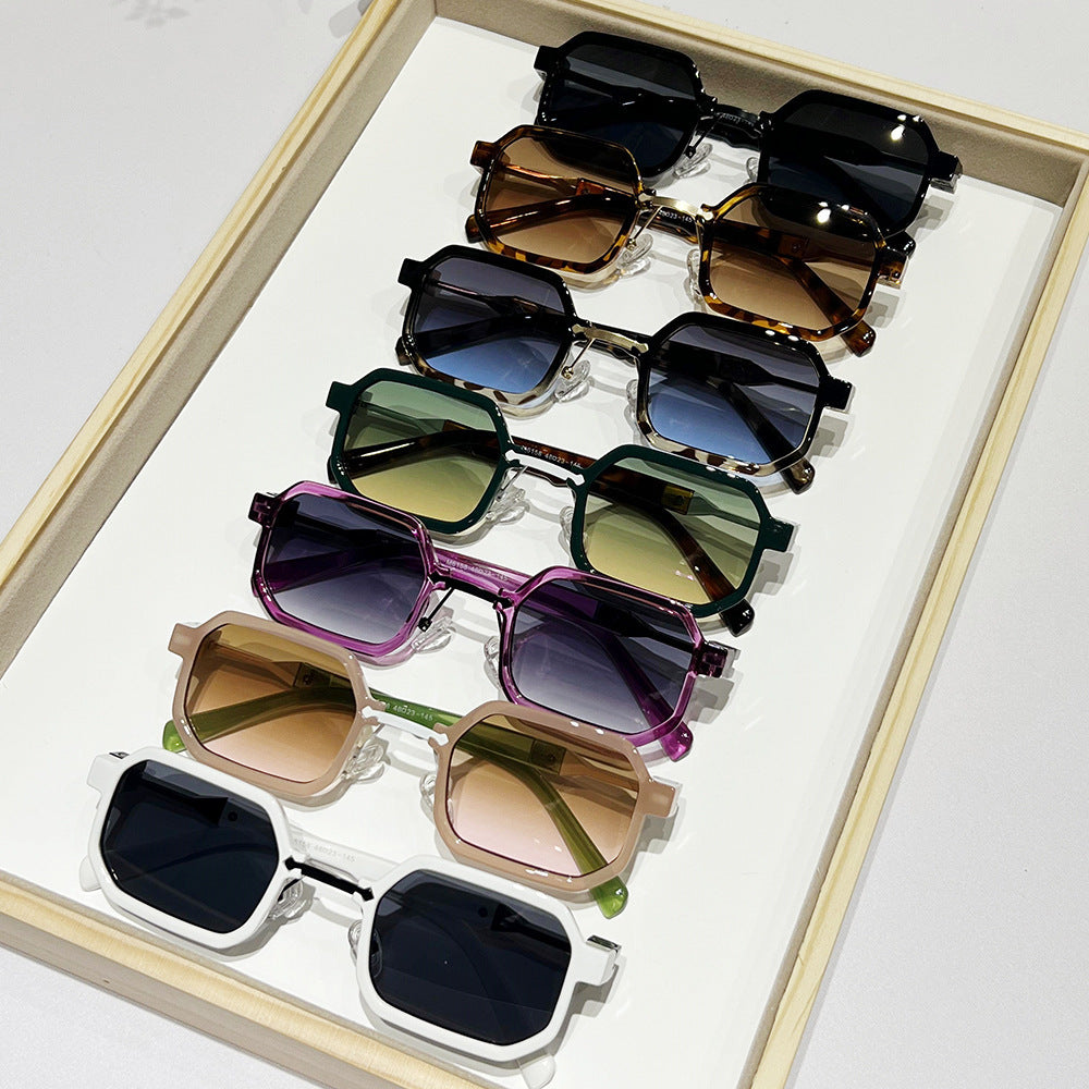 Modern Geometric Rectangle Sunglasses Kalsten