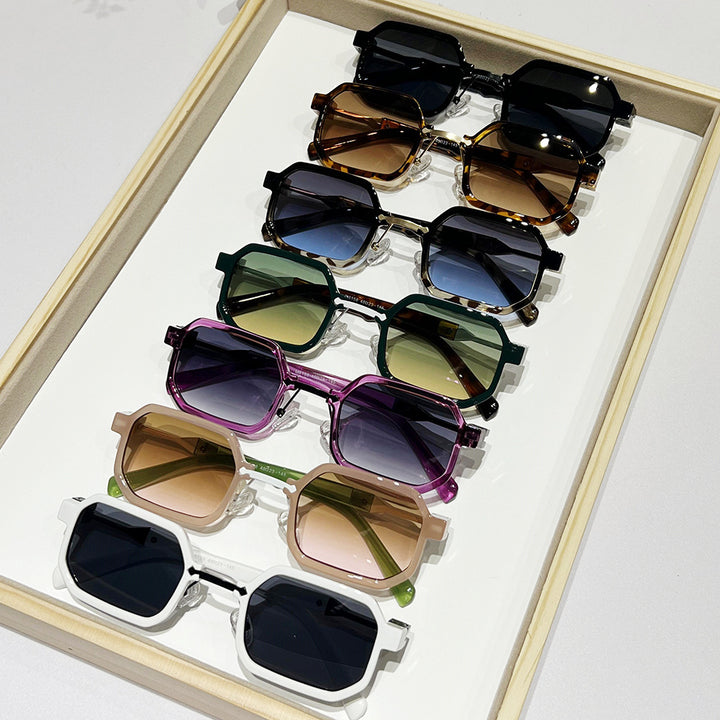 Modern Geometric Rectangle Sunglasses Kalsten