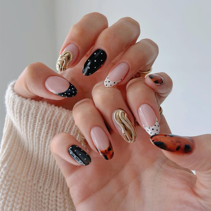 Elegant Heart-Designed Press-On Nail Tips Kalsten
