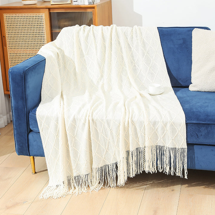Ladies cozy knit blanket Kalsten