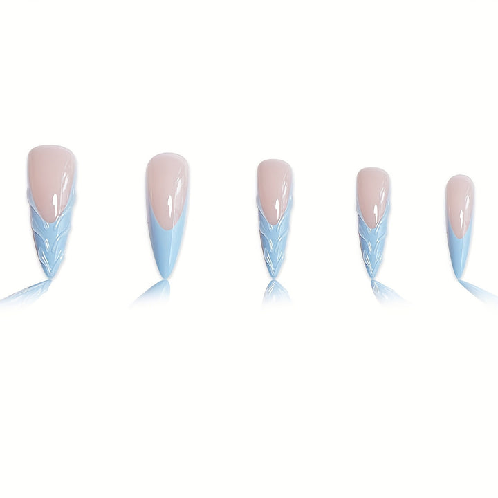 Artistic Leaf Design Press-On Nails Kalsten