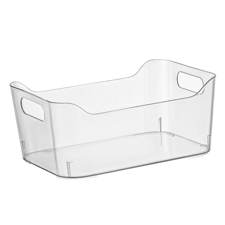 Storage box with handles and non-slip bottom