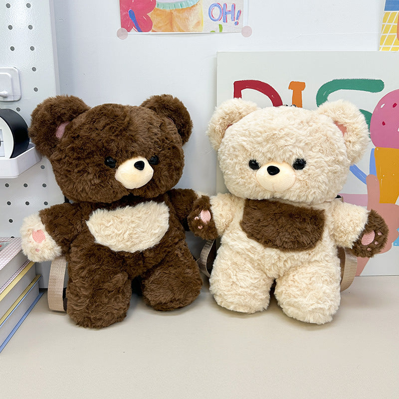 Plush backpack with cute teddy design Kalsten
