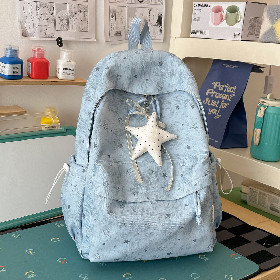 Stylish Star-Print Backpack Kalsten 1791205508