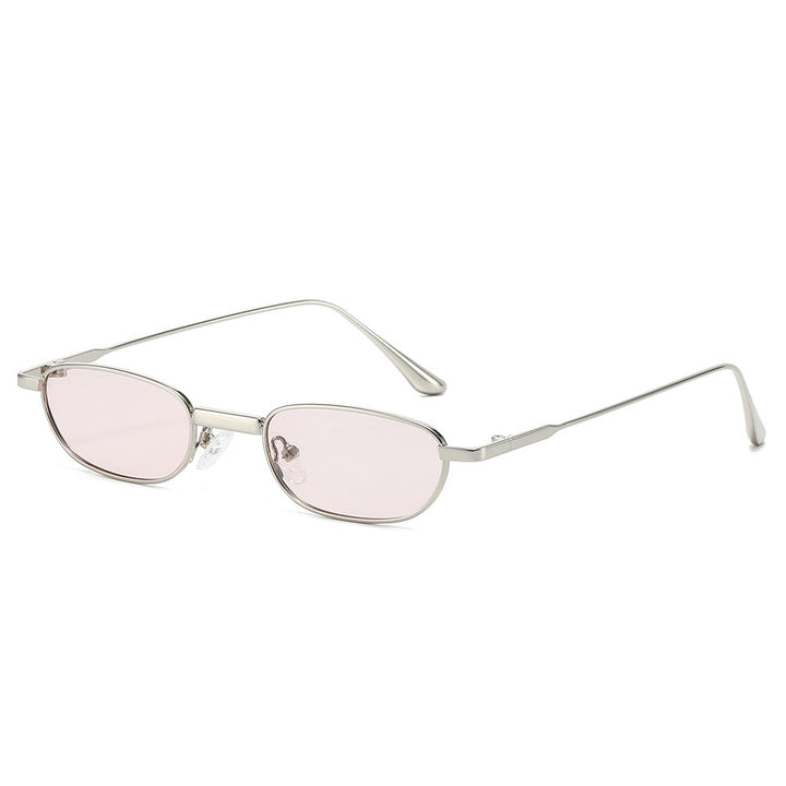 Sleek Minimalist Oval Sunglasses Kalsten