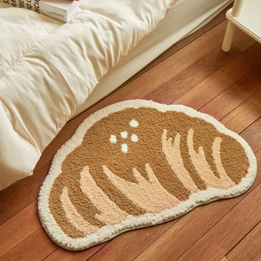 Elephant Theme Plush Rug