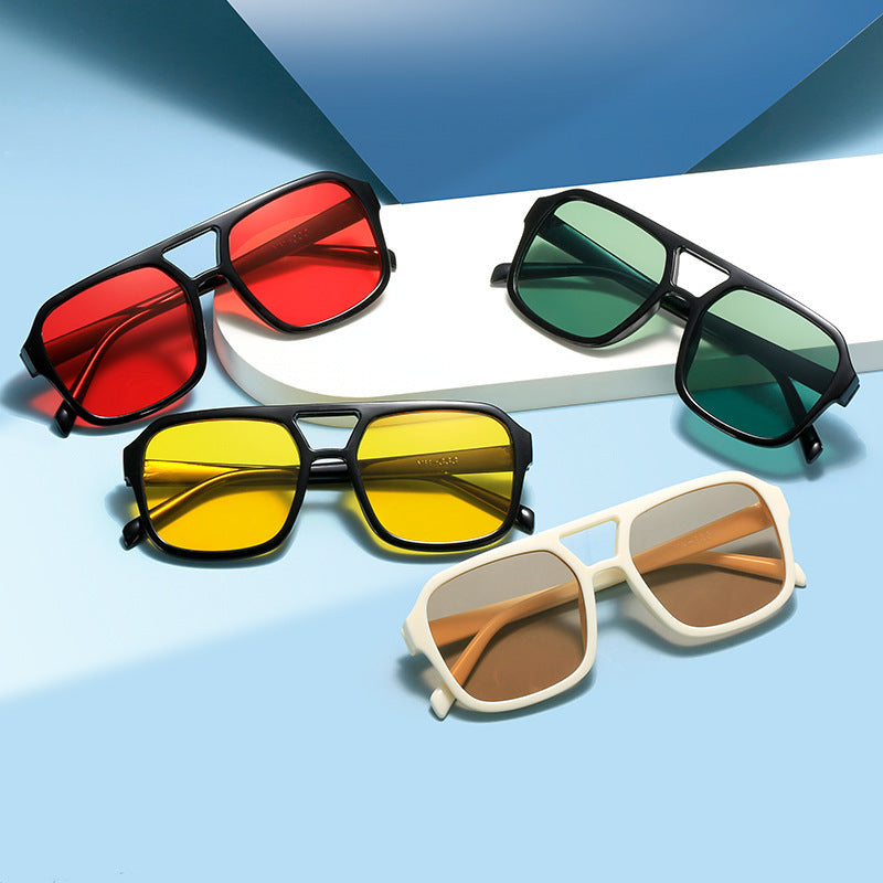 Clear Lens Square Frame Sunglasses Kalsten
