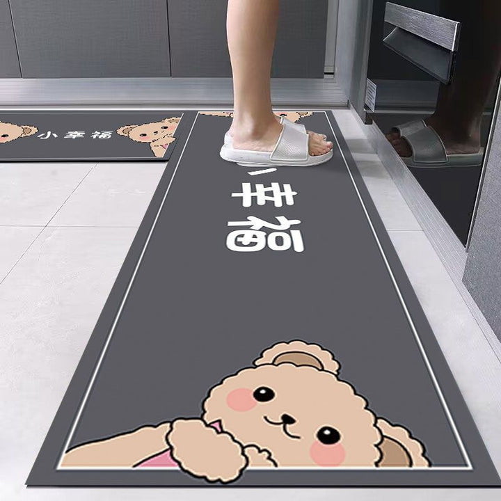 Cute Animal-Themed Kitchen Runner