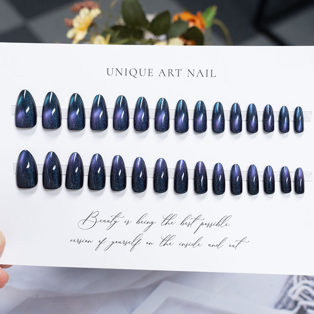 Premium Glossy Press-On Nail Set