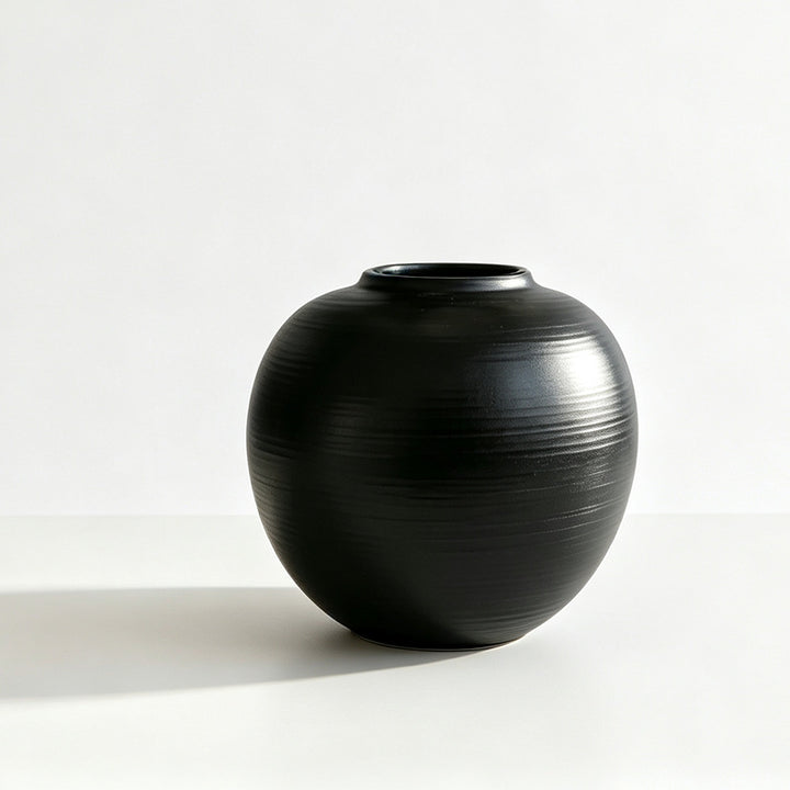 Textured Ceramic Decorative Floor Vase Kalsten
