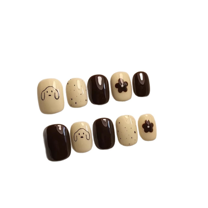 Artistic Animal-Themed Press-On Nails