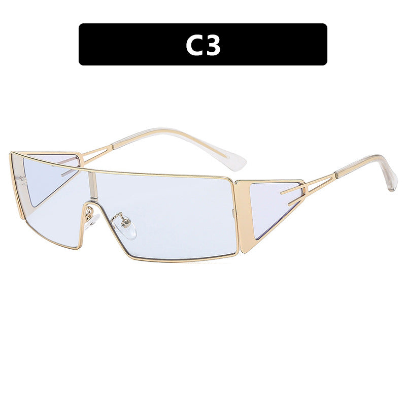 Women geometric sunglasses with futuristic design and durable frame Kalsten