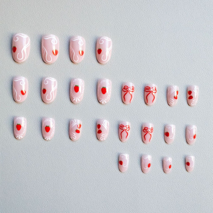 Artistic Strawberry Nail Art Kit