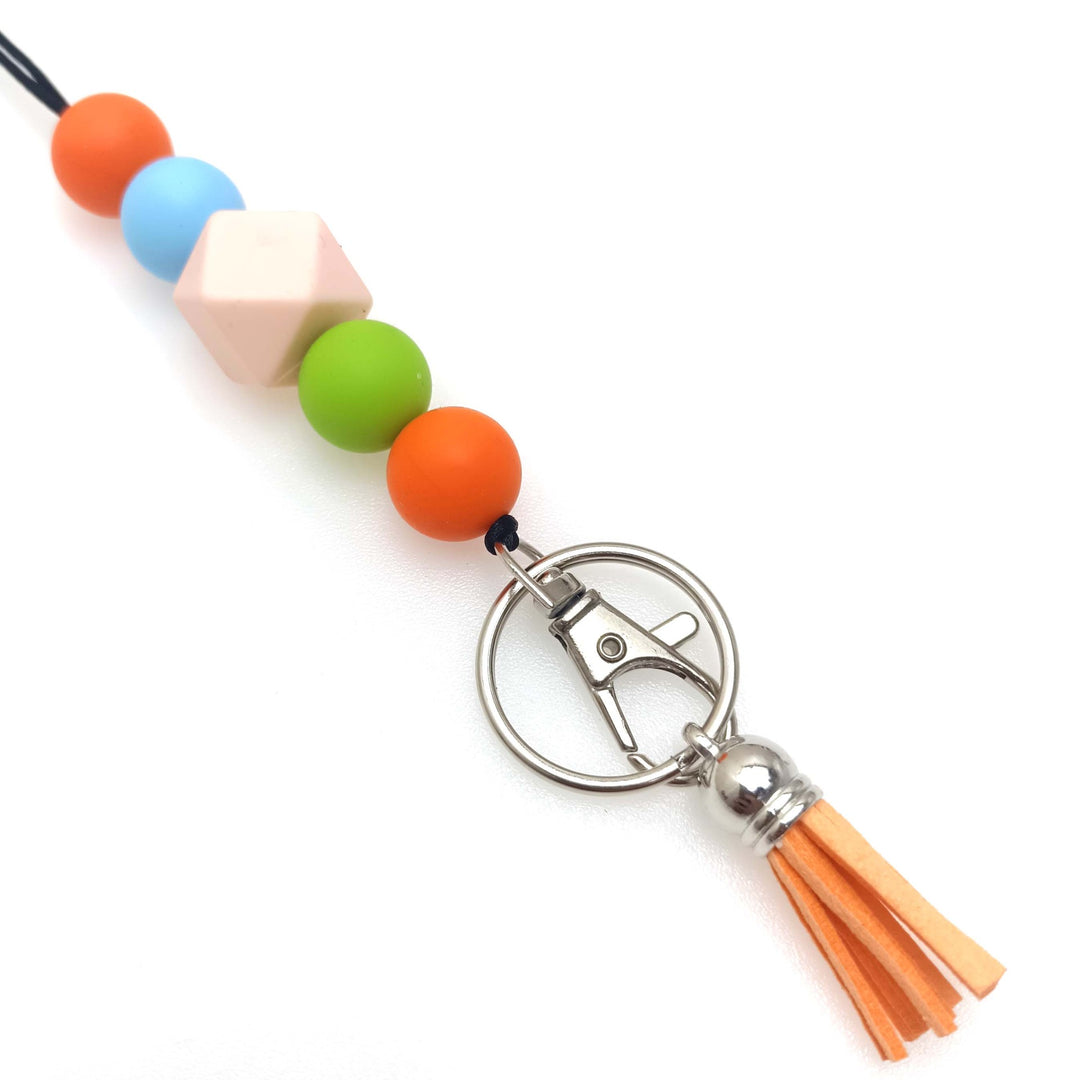 Colorful Beaded Keychain Holder Kalsten