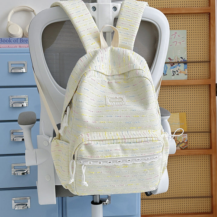 Textured Casual Backpack Kalsten