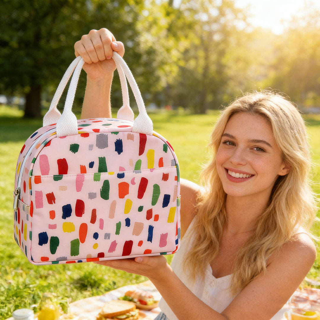 Insulated Floral Lunch Cooler