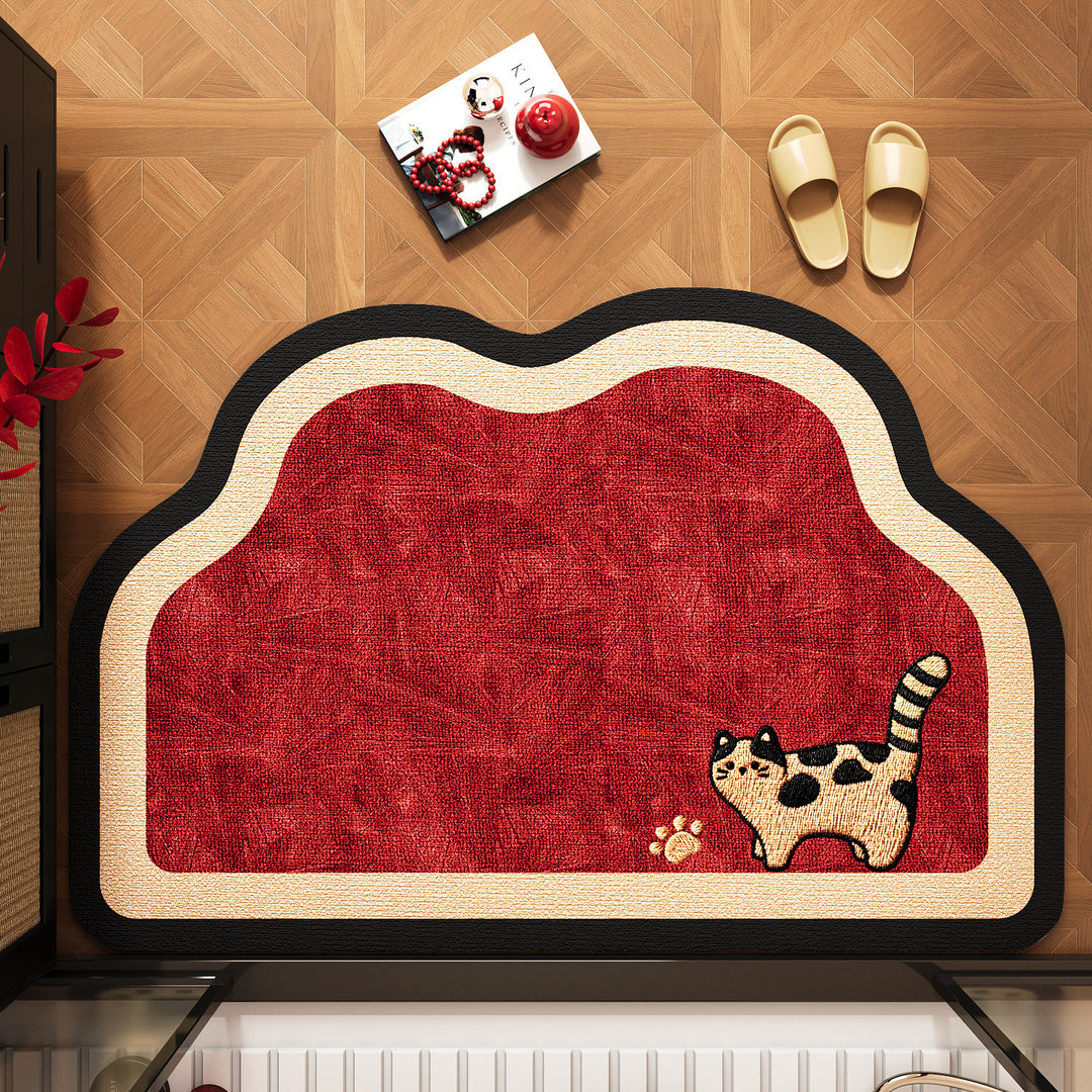 Charming Cat-Themed Door Mat Kalsten
