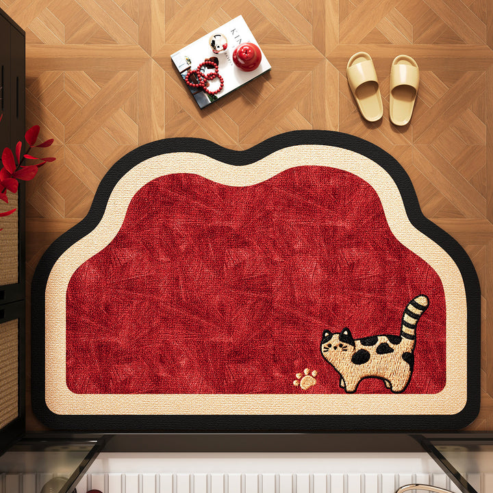 Charming Cat-Themed Door Mat Kalsten