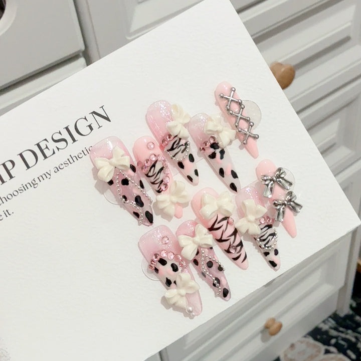 Decorative 3D Nail Art Tips Set