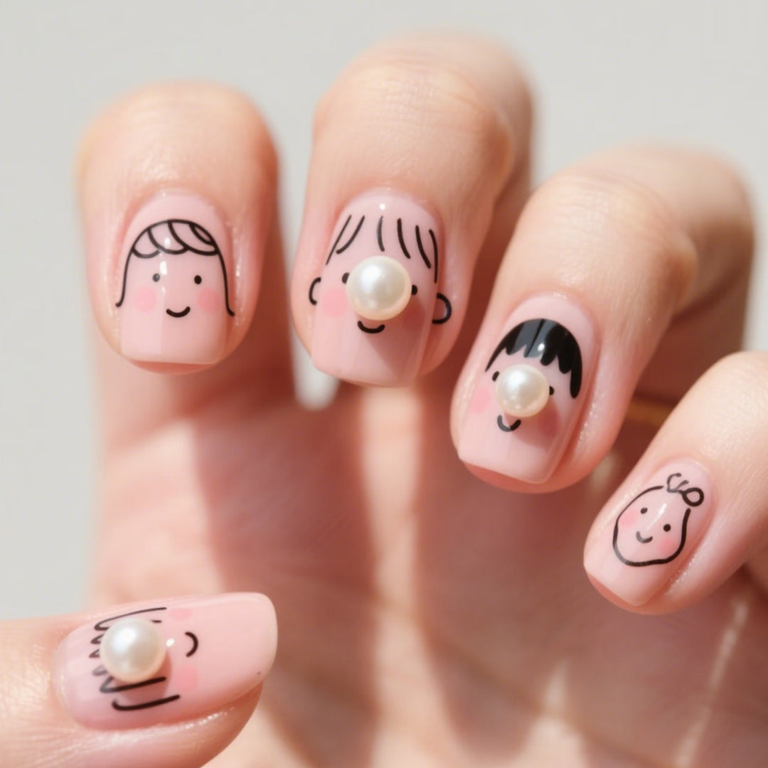 Whimsical Character Nail Art Kalsten