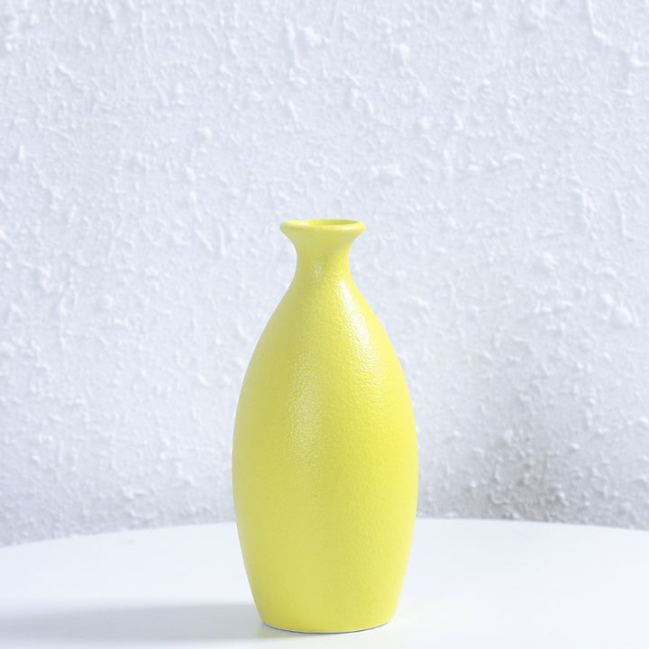 Minimalist Textured Ceramic Flower Vase Kalsten