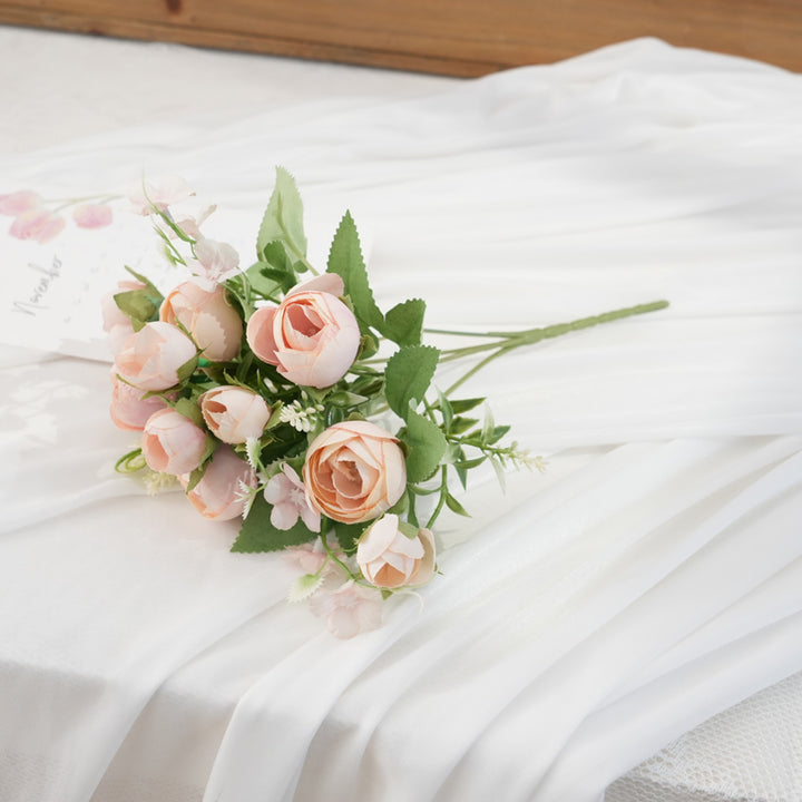 Elegant Faux Peony Bouquet