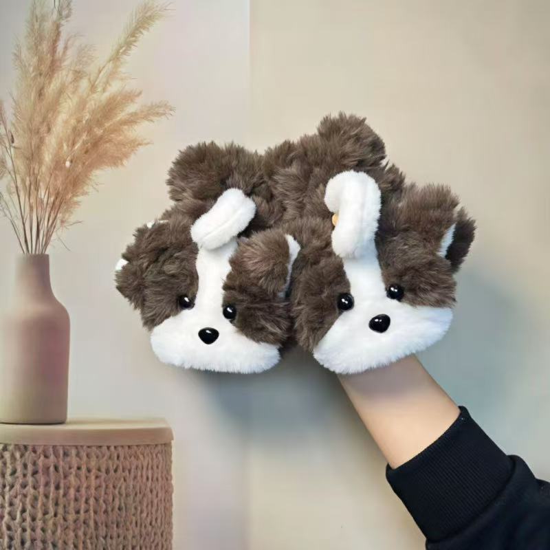 Cute Cartoon-Themed Plush Slippers Kalsten