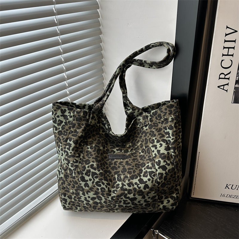 Eco-Friendly Reusable Leopard Print Tote Bag Kalsten