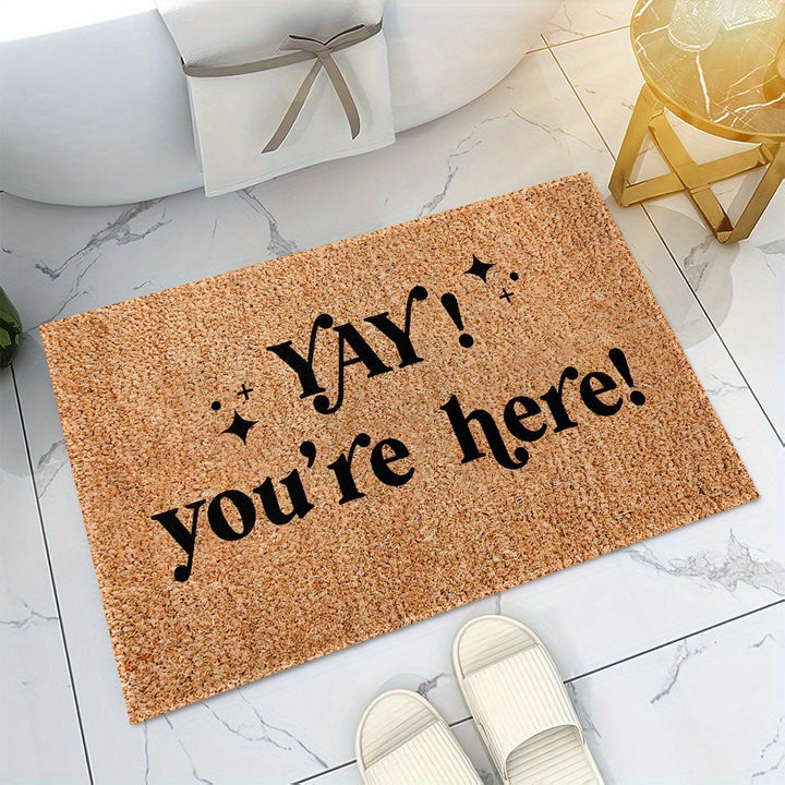 Holiday-Themed Welcome Mat for Home