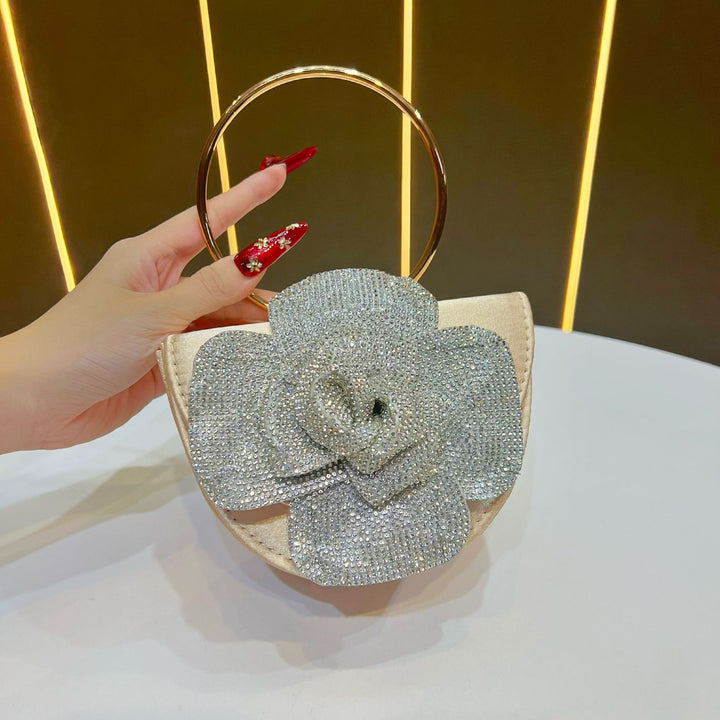 Floral Embellished Evening Handbag