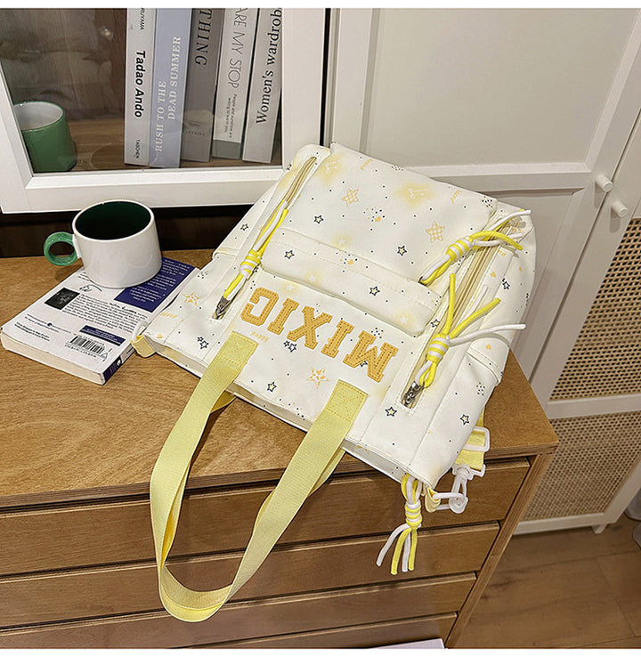 Trendy Illustrated Graphic Backpack Kalsten