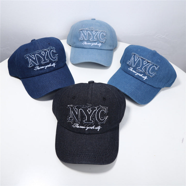 Women's Distressed Denim Baseball Cap Kalsten 1784084140