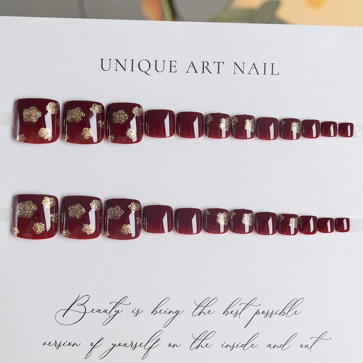 Decorative Floral Pedicure