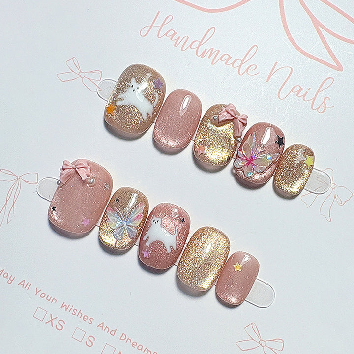 French Tip Press-On Nail Set Kalsten