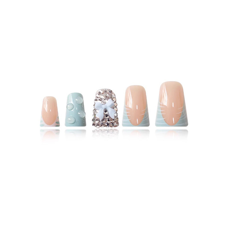 Decorative Nail Art Set with 3D Bows and Gems Kalsten