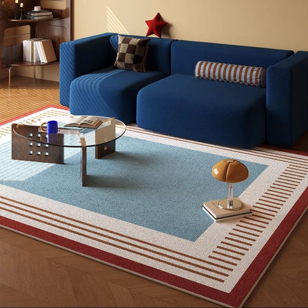 Checkered Pattern Area Rug Kalsten