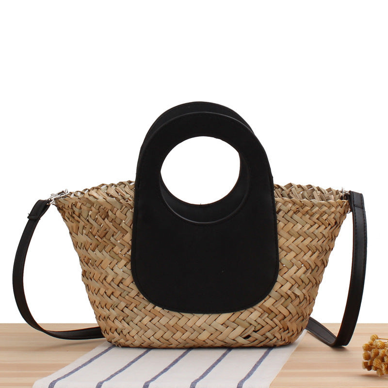 Designer Shoulder Bag in Modern Wave Pattern Kalsten