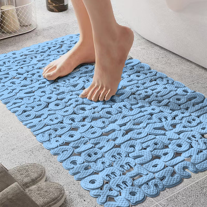 Creative Alphabet Texture Bath Mat Kalsten